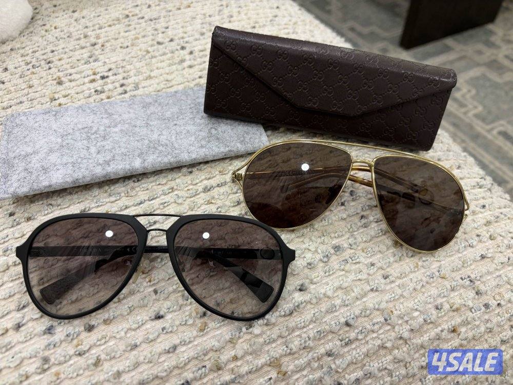 للبيع نظارات اصليه مستعمله برادا وقوتشي1