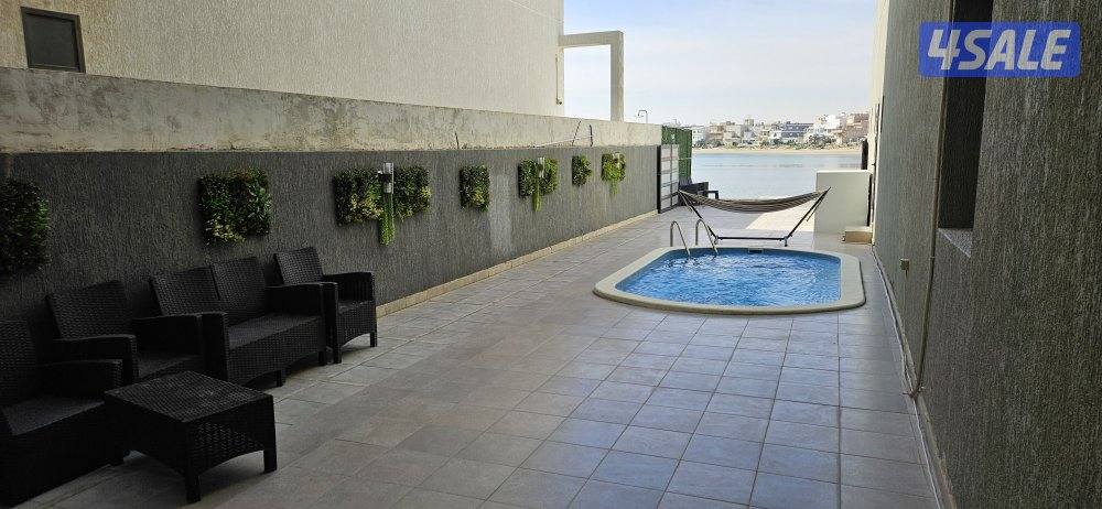 للبيع شاليه واجها شرقيه على البحر بالمرحله الثالثه قرب المول7