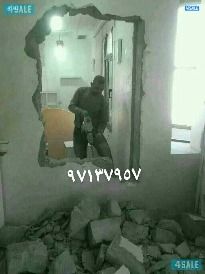 بناء مساح سيجما صبغ خارجي تكسير ابواب تكسير سيراميك0