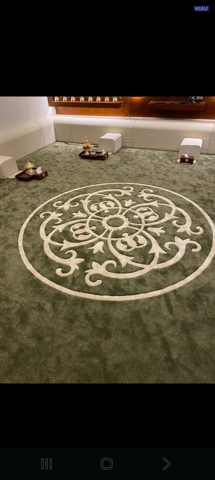 سجاد مساند ضهر نقشات حفر يدوي بلاستك ثيل صناعي وجميع اثاث والمفروشات4