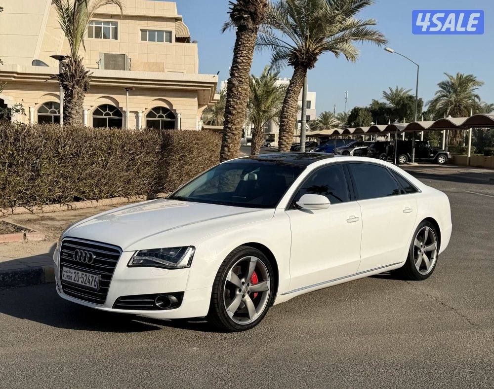 Audi A8L 4.2 sline 177km model 2011 full option0