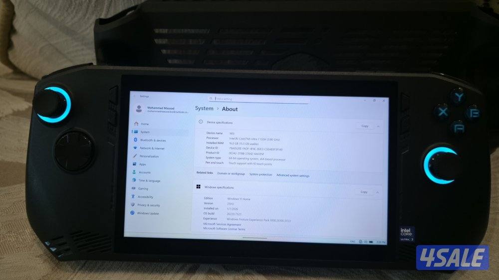 Msi Claw ultra 7 95kd ( gaming laptop )1