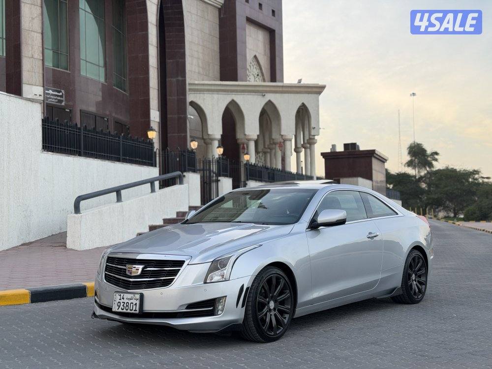 كاديلاك ATS 3.6 مكينه 6 سلندر جلد احمر نقطه عمياء بروجكتر فتحه الفل0