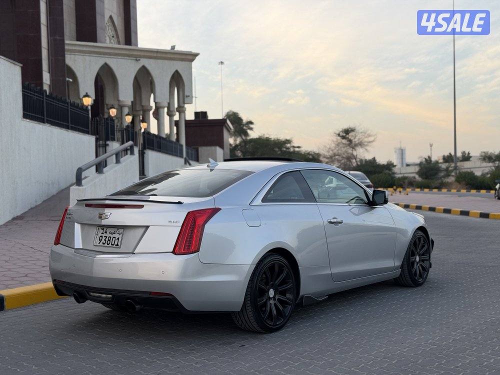 كاديلاك ATS 3.6 مكينه 6 سلندر جلد احمر نقطه عمياء بروجكتر فتحه الفل8