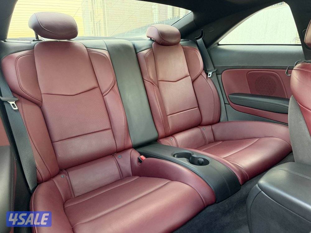 كاديلاك ATS 3.6 مكينه 6 سلندر جلد احمر نقطه عمياء بروجكتر فتحه الفل10