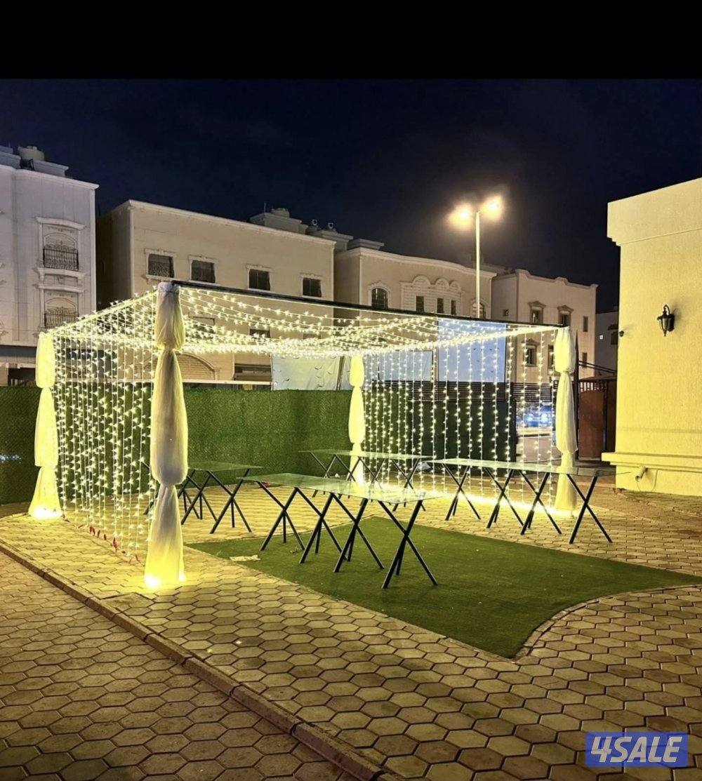 تأجير كراسي وطاولات وزينه منازل وجميع مستلزمات الافراح4