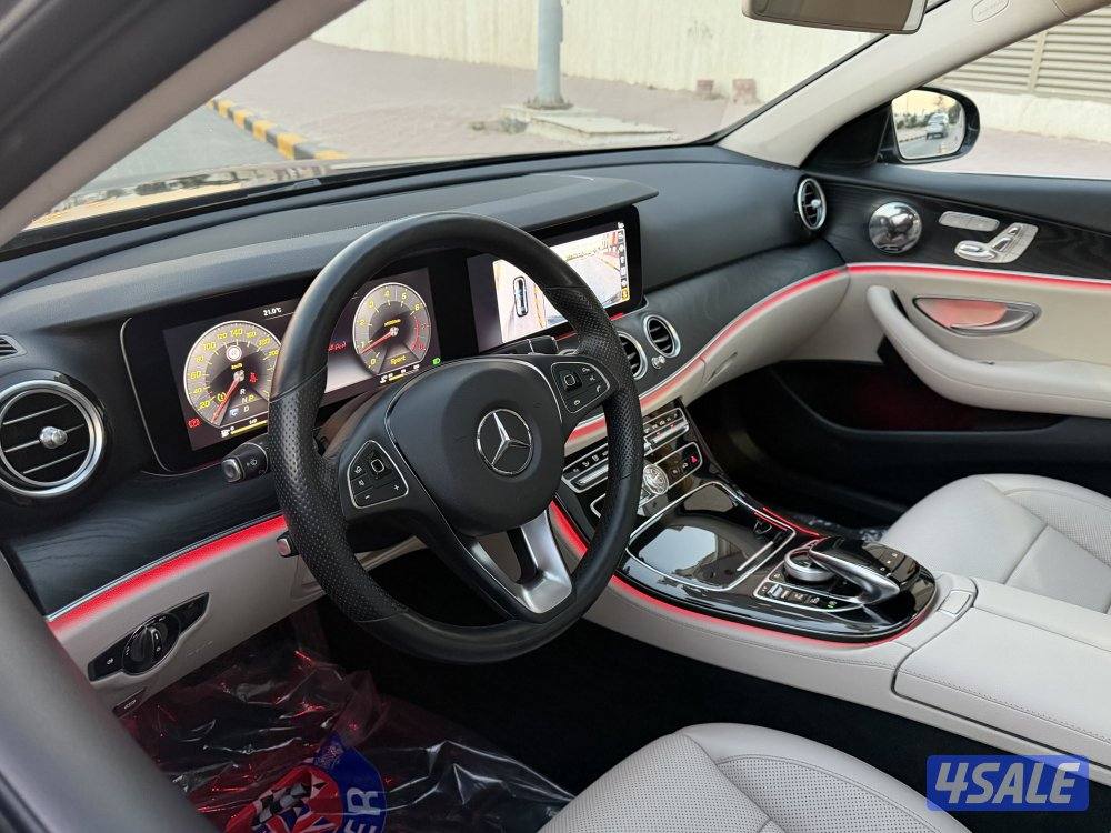 مرسيدس E300 موديل 2017 عداد 115 الف كم بانوراما مقاعد تبريد كاميرات4
