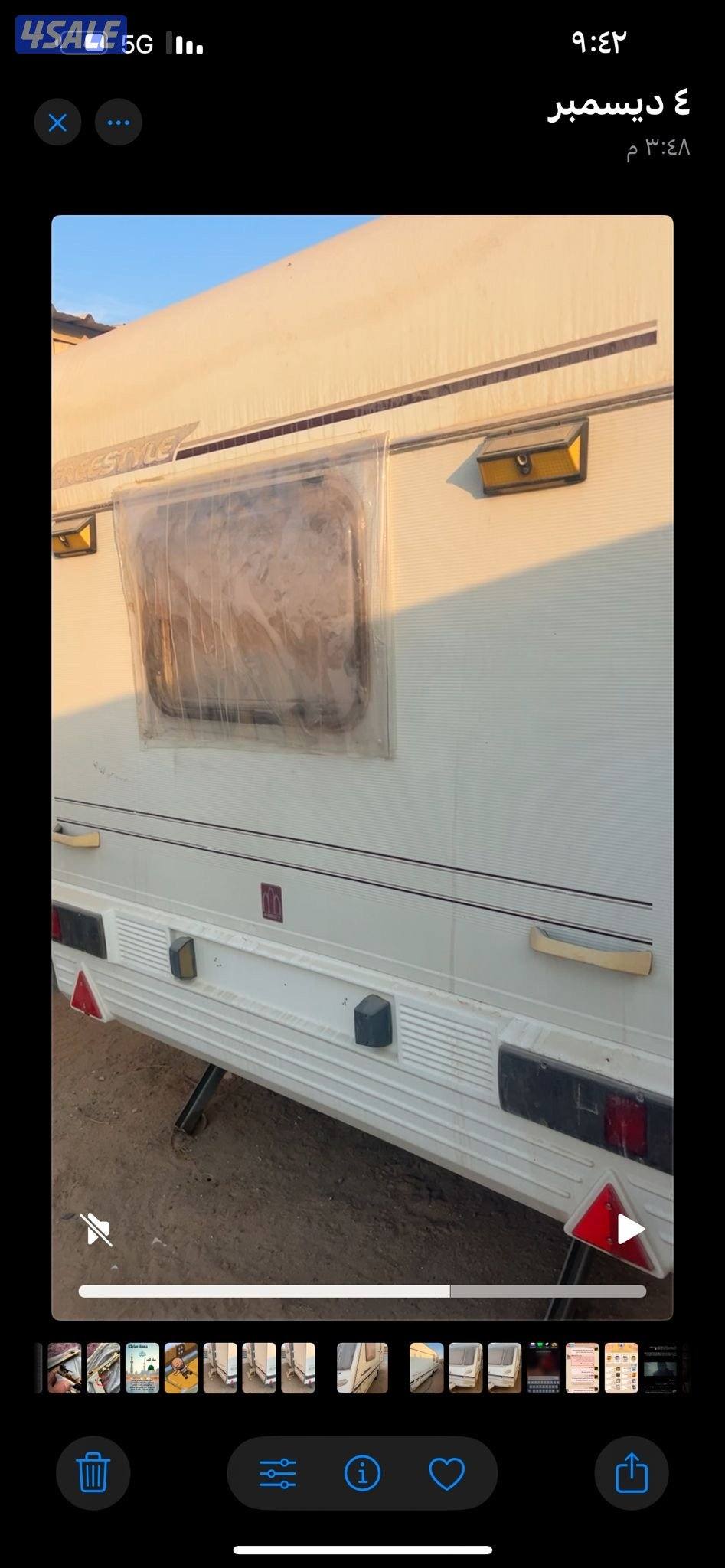 كرفان هوبي موديل ٢٠٠٥ يتكون من مطبخ تحضيري وحمام اعزكم الله وشور بوكس1