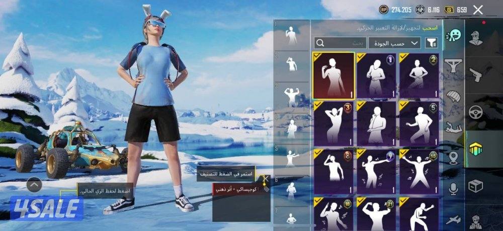 حسابات ببجي منوعه ~ امفور ثلجي وزلاجه نزول الطياره❄️⛷️✈️5