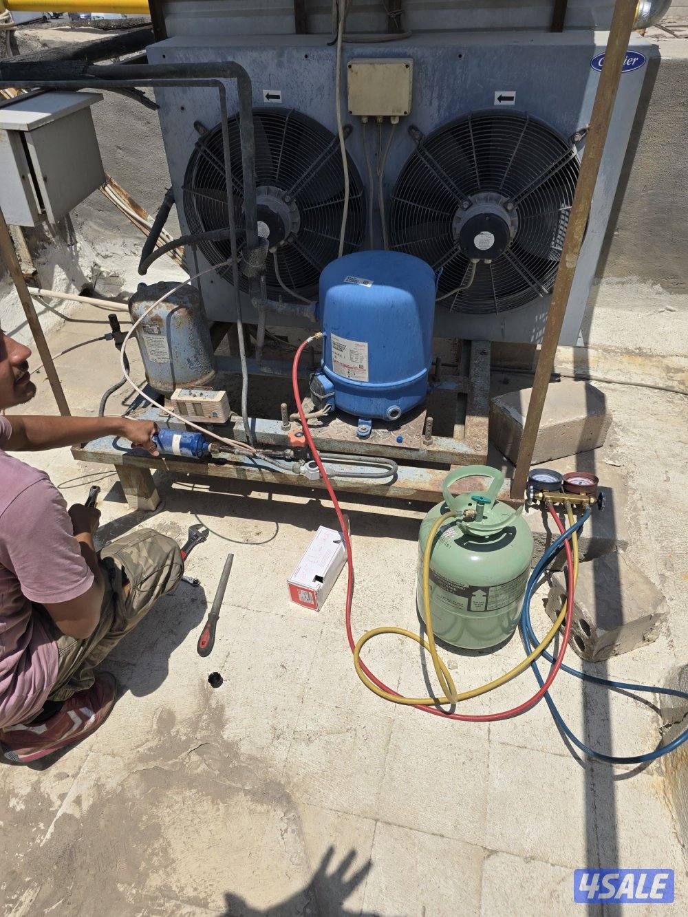 Chillar maintenance servicing all repairing new fitting cooler room6