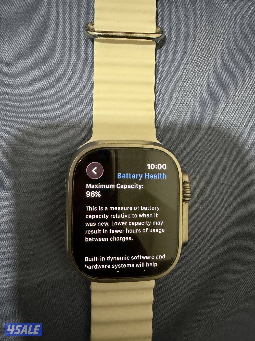 Apple watch ultra like new battery health 98%0
