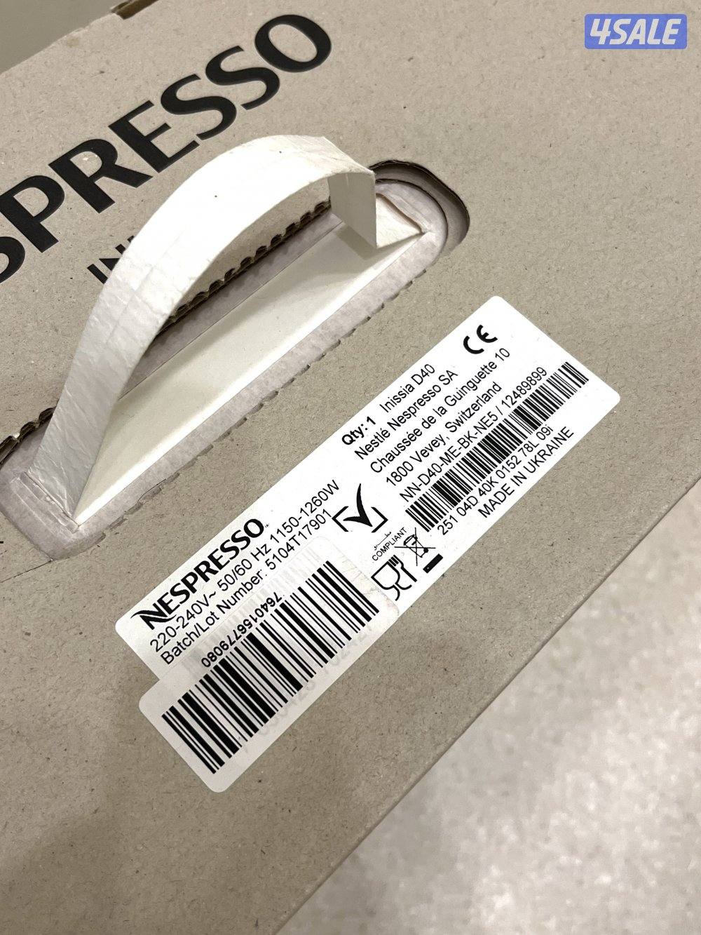 [Nespresso Inissia D40]مكينه قهوه نسبرسو جديد1