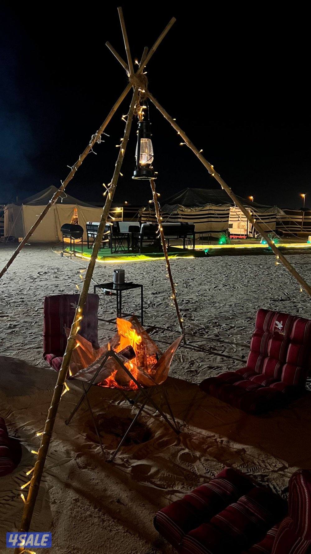 مخيم منصوب جاهز للبيع عند دوار الفروسيه2