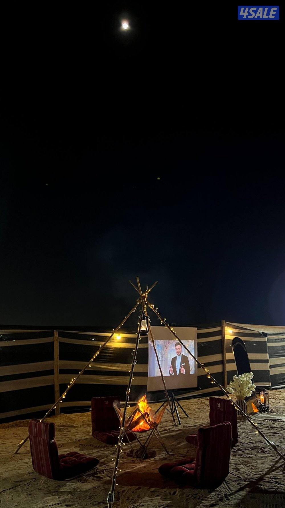 مخيم منصوب جاهز للبيع عند دوار الفروسيه3