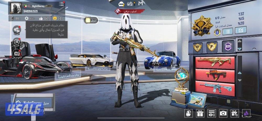 حساب ببجي للبيع1