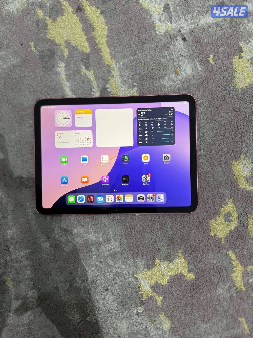 Ipad 10 256 gb rose5