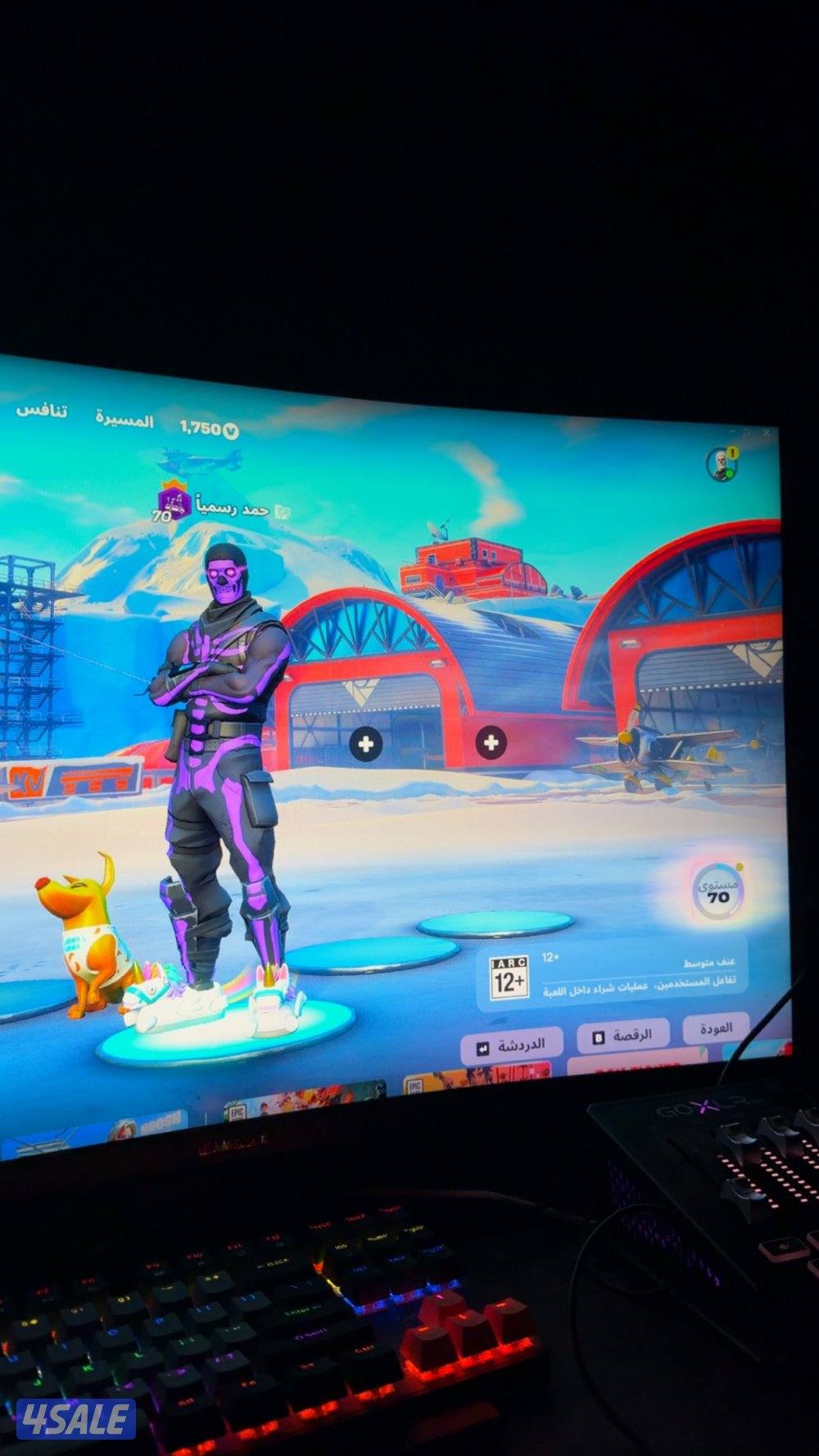 حساب فورت نايت نادر0