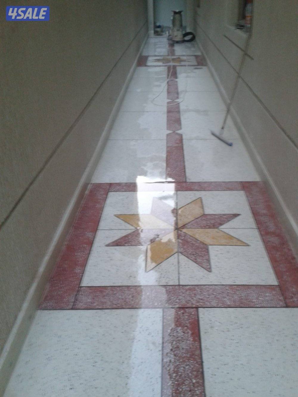 عمل المزيكا جلي وتلميع ارضيات الكاشه والرخام والموزايك  والسكريت5