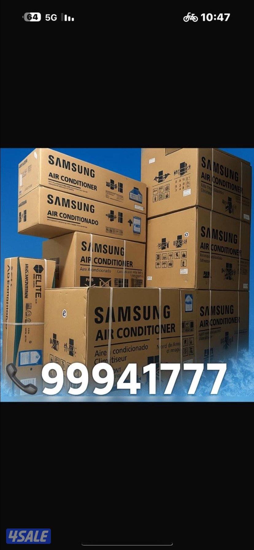 للبيع وحدات تكييف و مكيفات جديدة بالكرتون0