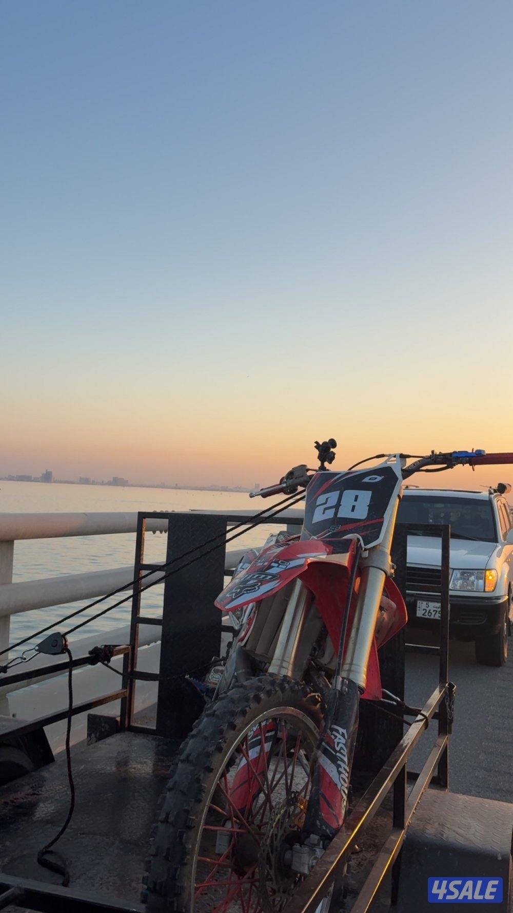 CRF 450 4 stroke 2014 مع العربانه3