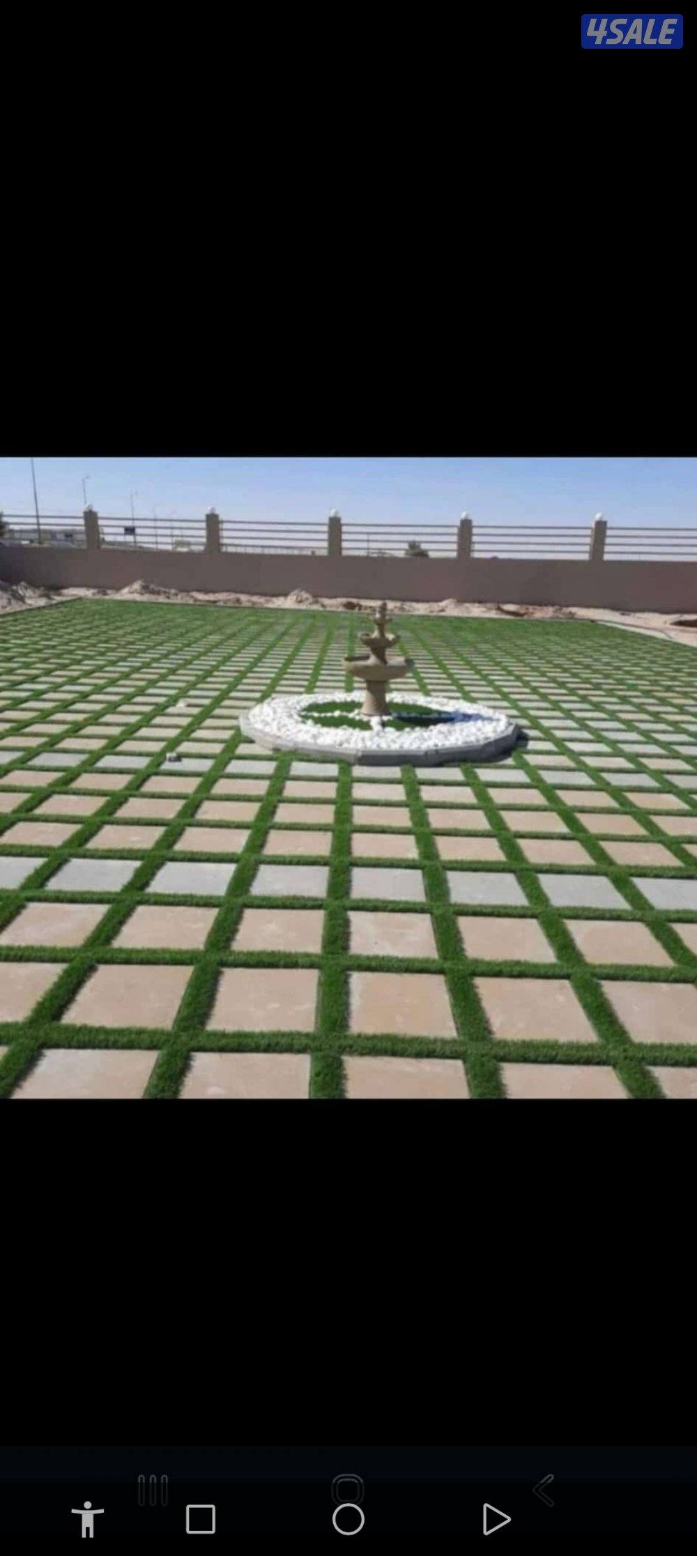 تركيب سياج ودزينات 3Dثيل صناعى وطبيعى بلاط ورصيف رخام5