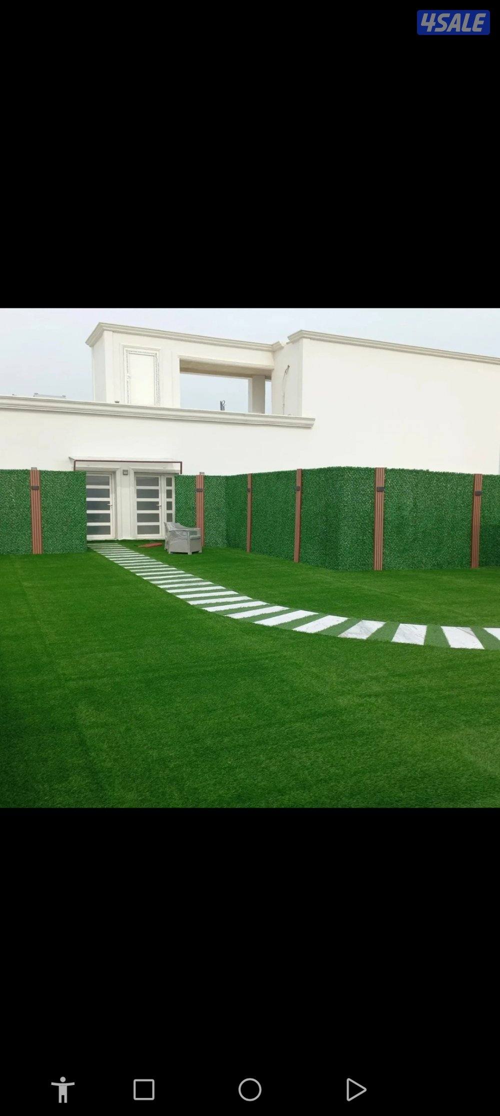 تركيب سياج ودزينات 3Dثيل صناعى وطبيعى بلاط ورصيف رخام11