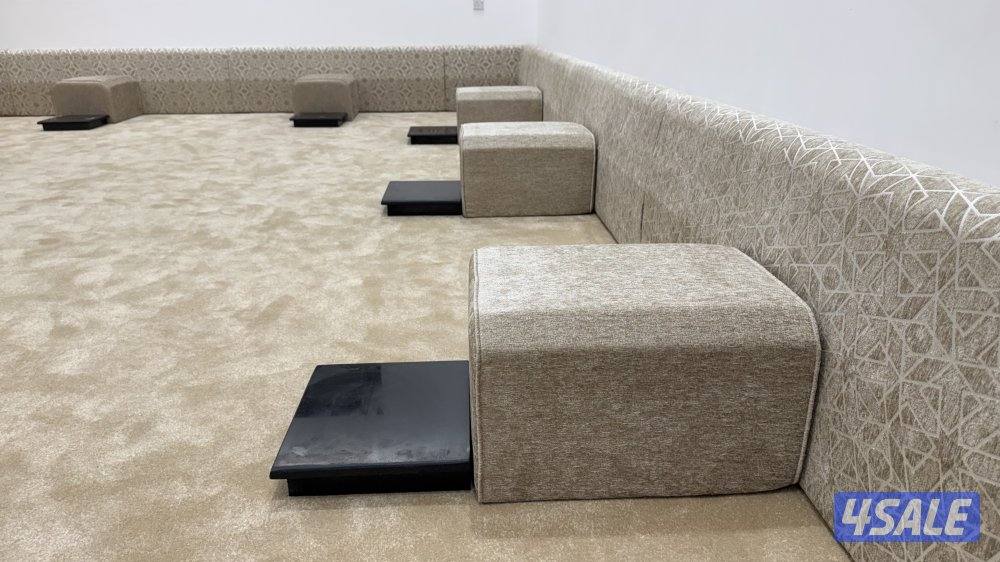 تفصيل وتنجيد مخاد ومراكي اسفنج البغلي وسجاد وستاير خام ورول0