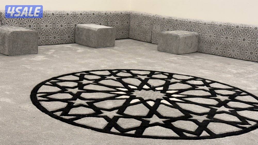 تفصيل وتنجيد مخاد ومراكي اسفنج البغلي وسجاد وستاير خام ورول1