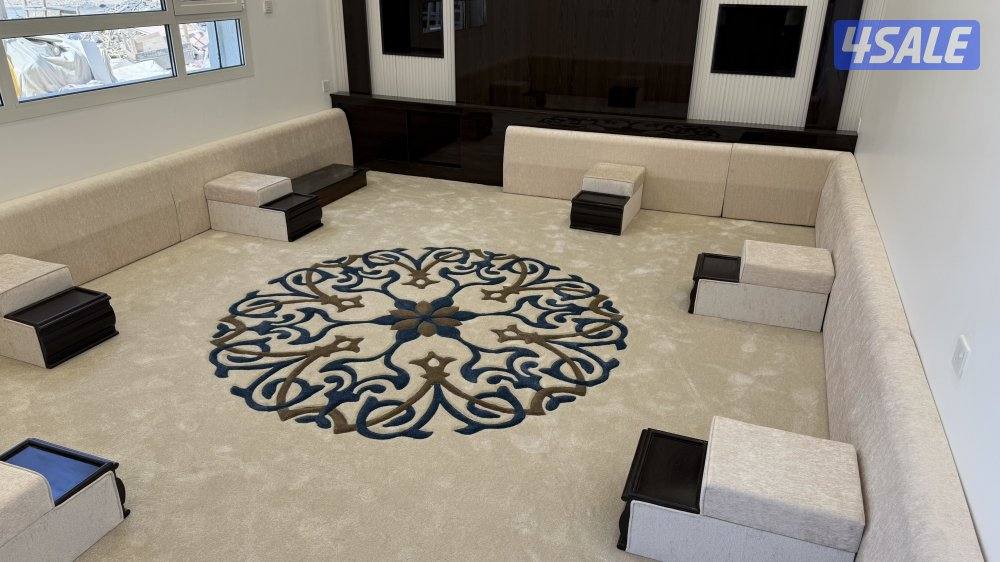 تفصيل وتنجيد مخاد ومراكي اسفنج البغلي وسجاد وستاير خام ورول8