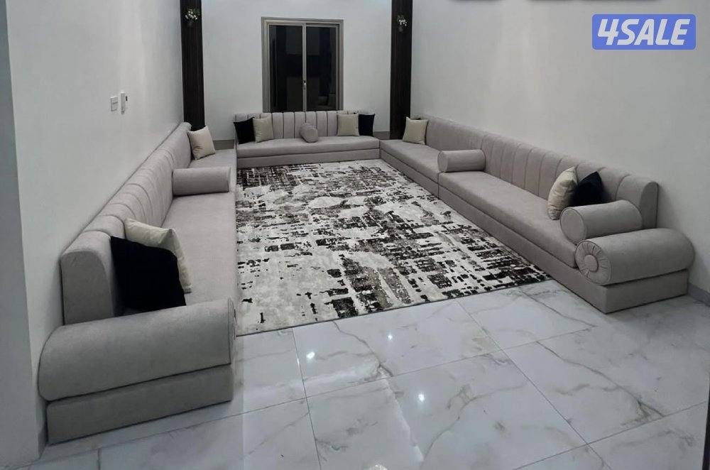 تفصيل وتنجيد مخاد ومراكي اسفنج البغلي وسجاد وستاير خام ورول14