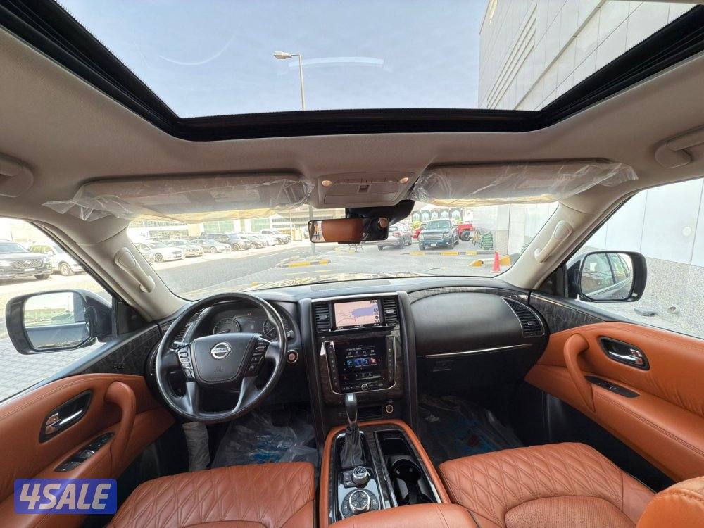 نيسان باترول بلاتينوم ستي صبغ قطعه فحص جير مكينه شاصي وارد الخليج11