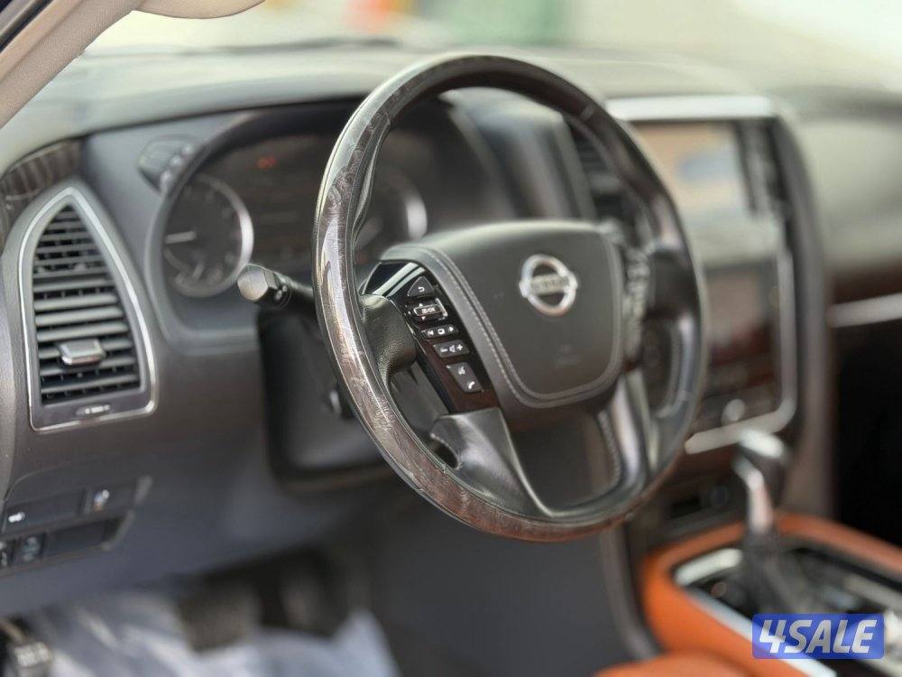 نيسان باترول بلاتينوم ستي صبغ قطعه فحص جير مكينه شاصي وارد الخليج12