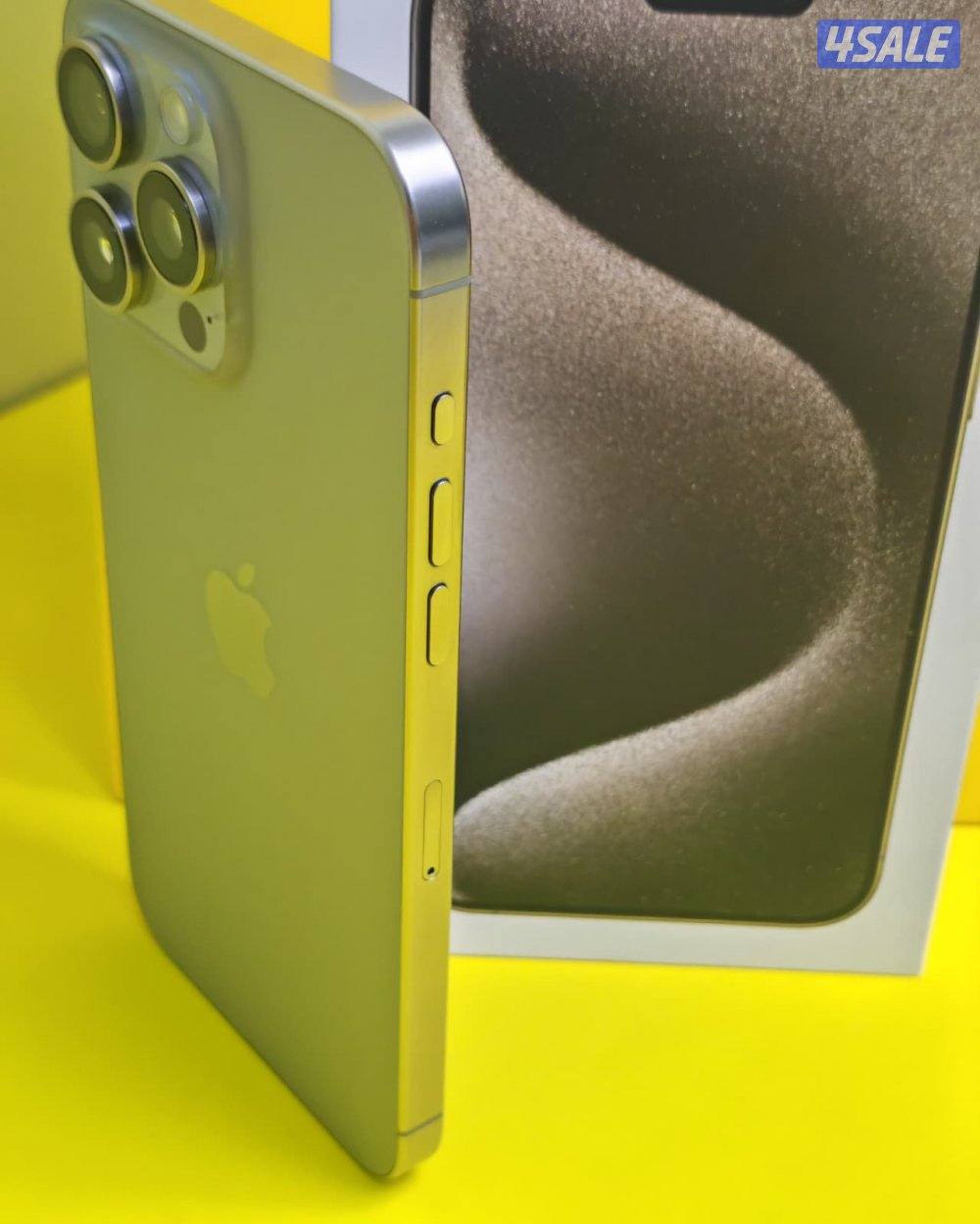 ايفون 15 برو ماكس تيتانيوم طبيعي iPhone 15 Pro Max 256GB Natural Titan3