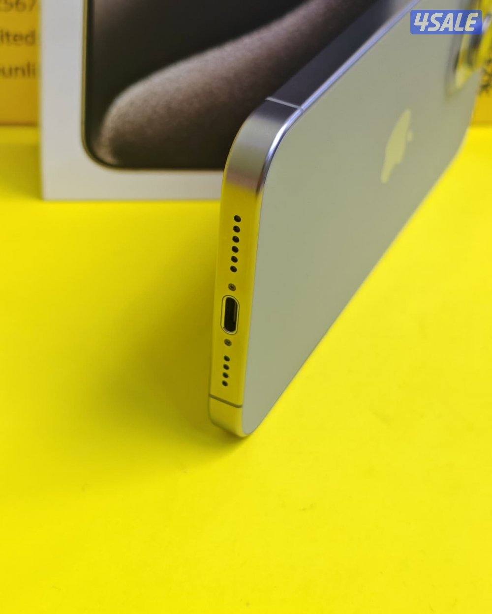 ايفون 15 برو ماكس تيتانيوم طبيعي iPhone 15 Pro Max 256GB Natural Titan2