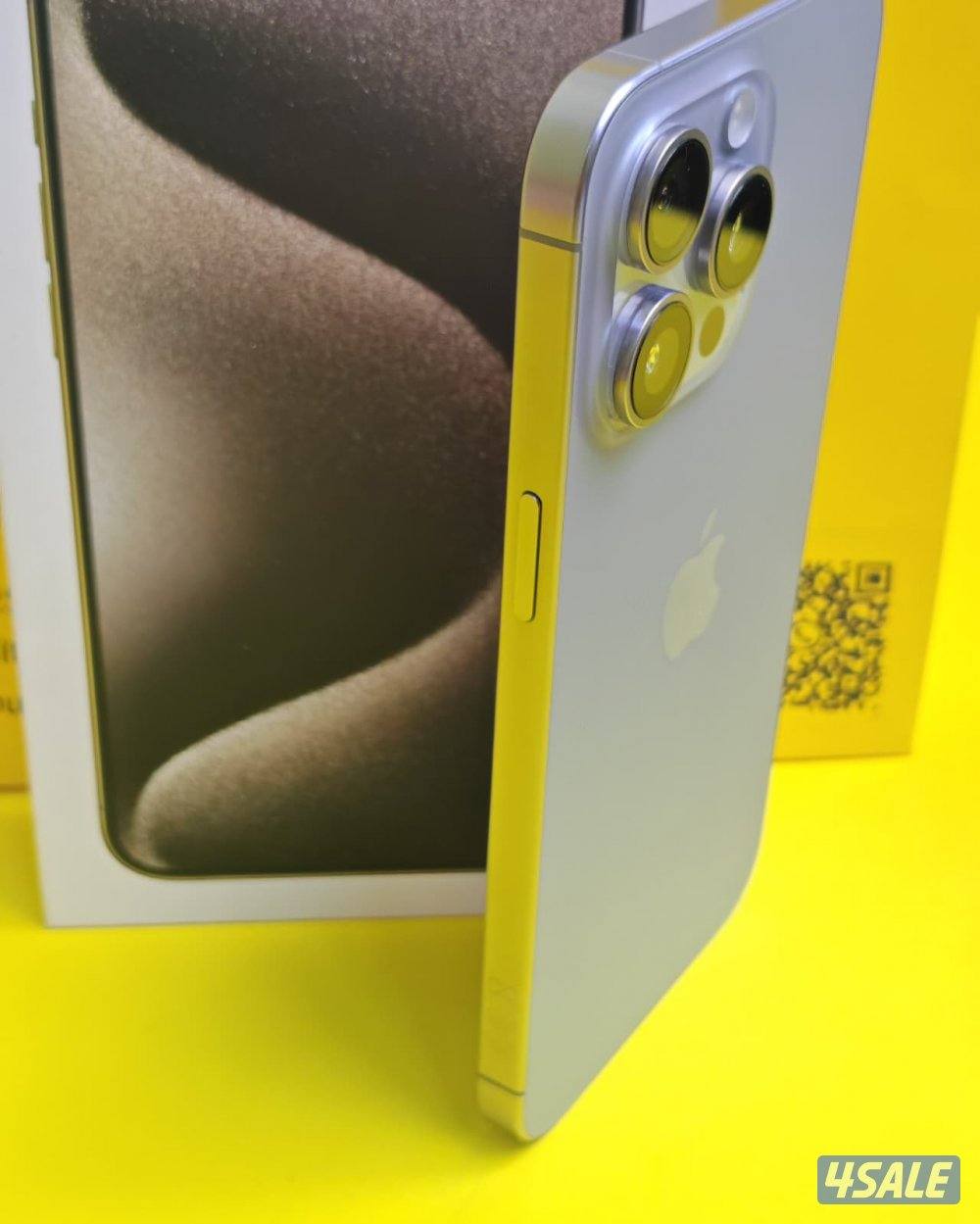 ايفون 15 برو ماكس تيتانيوم طبيعي iPhone 15 Pro Max 256GB Natural Titan6