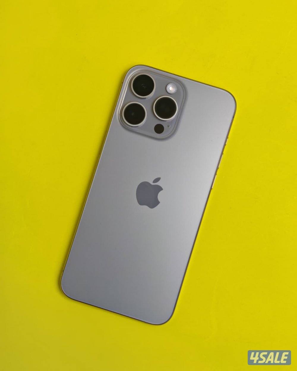 ايفون 15 برو ماكس تيتانيوم طبيعي iPhone 15 Pro Max 256GB Natural Titan8