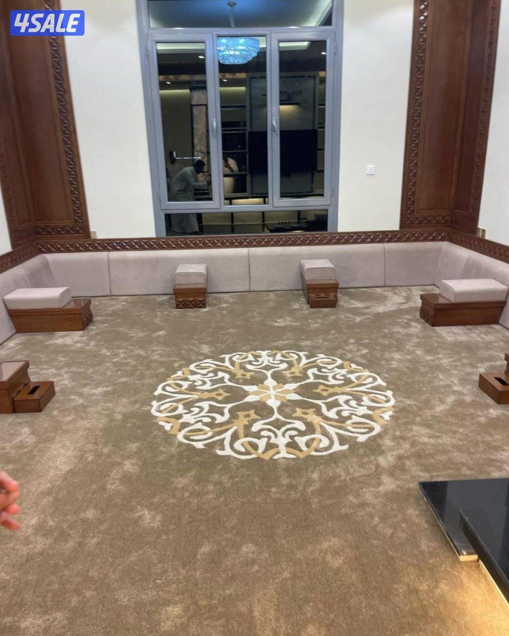 تفصال ديوانيات ومساند ضهر نقشات حفر يدوي بلاستك ثيل صناعي اسعار جمله5