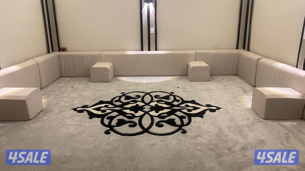 تفصال ديوانيات ومساند ضهر نقشات حفر يدوي بلاستك ثيل صناعي اسعار جمله7