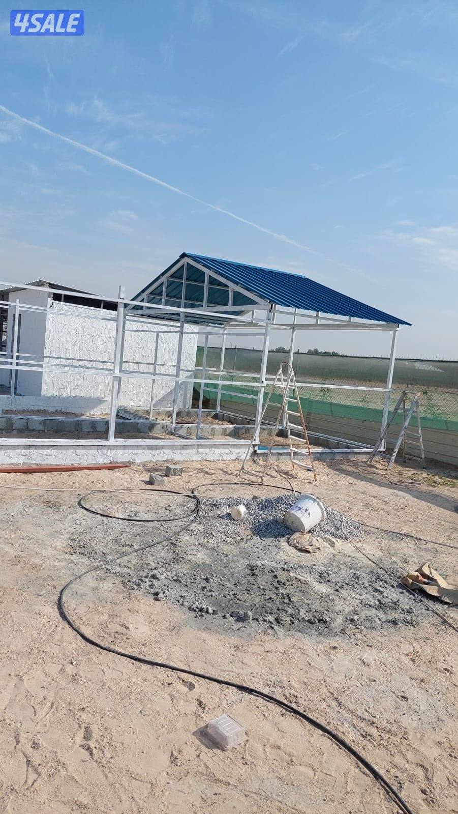 تسوير مزارع العبدلي وابواب سحب سته متر8