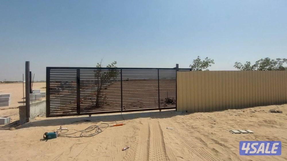 تسوير مزارع العبدلي وابواب سحب سته متر11