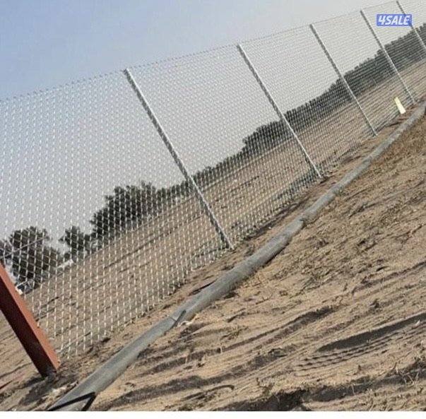 تسوير مزارع العبدلي وابواب سحب سته متر10