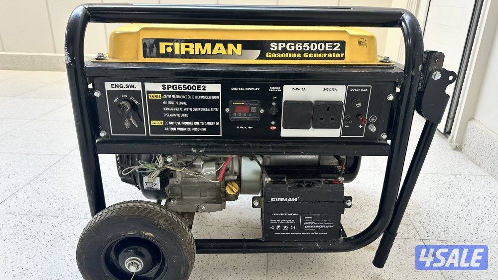 بيعه سريعه مطور حكم SPG6500E2 ماركة FIRMAN الماطور نظيف جدا جدا استعما1