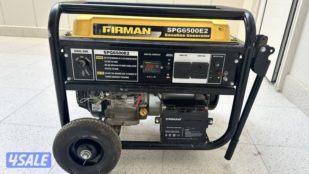 بيعه سريعه مطور حكم SPG6500E2 ماركة FIRMAN الماطور نظيف جدا جدا استعما0