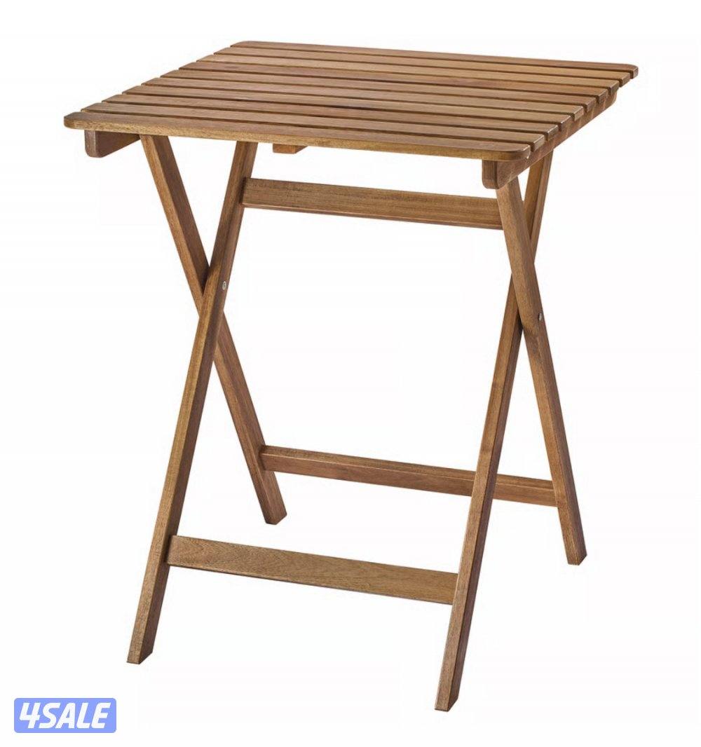 Table and 2 chairs (foldable/portable) for outdoor or indoor use.1