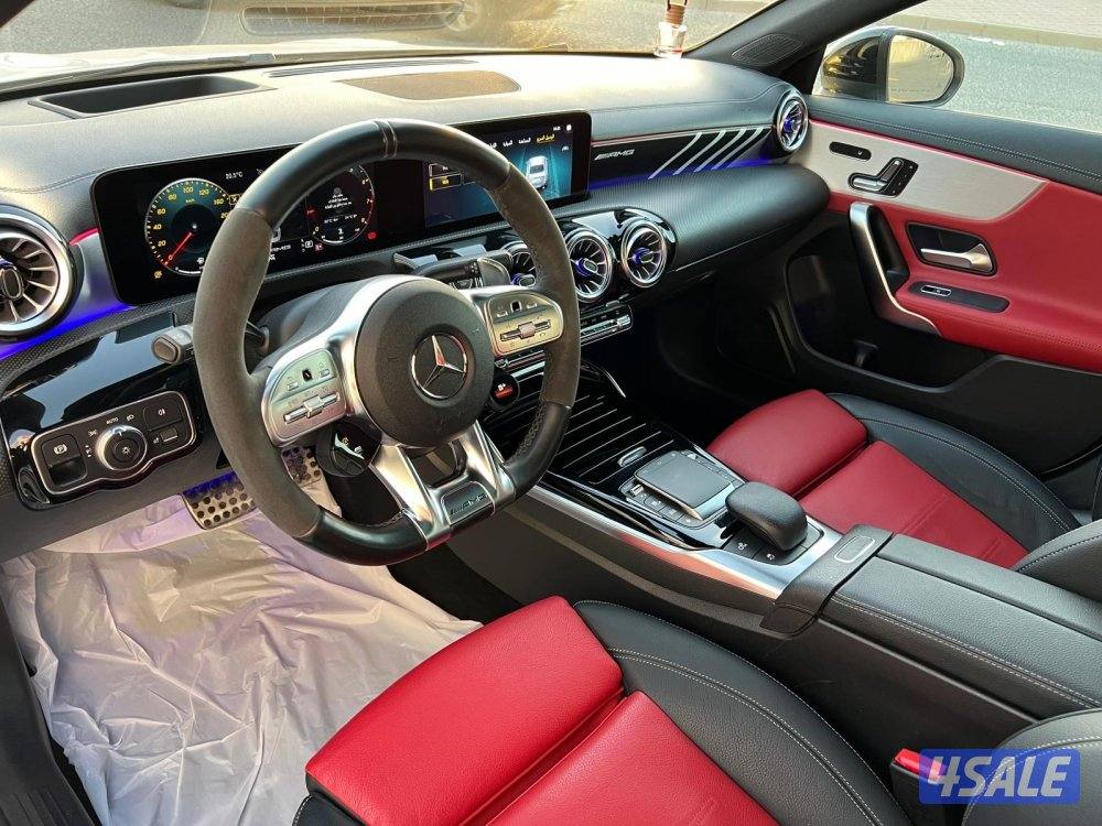 🏴مرسيدسCLA35 AMG اصلي فل 2022 صبغ وكاله فحص شامل🏴4