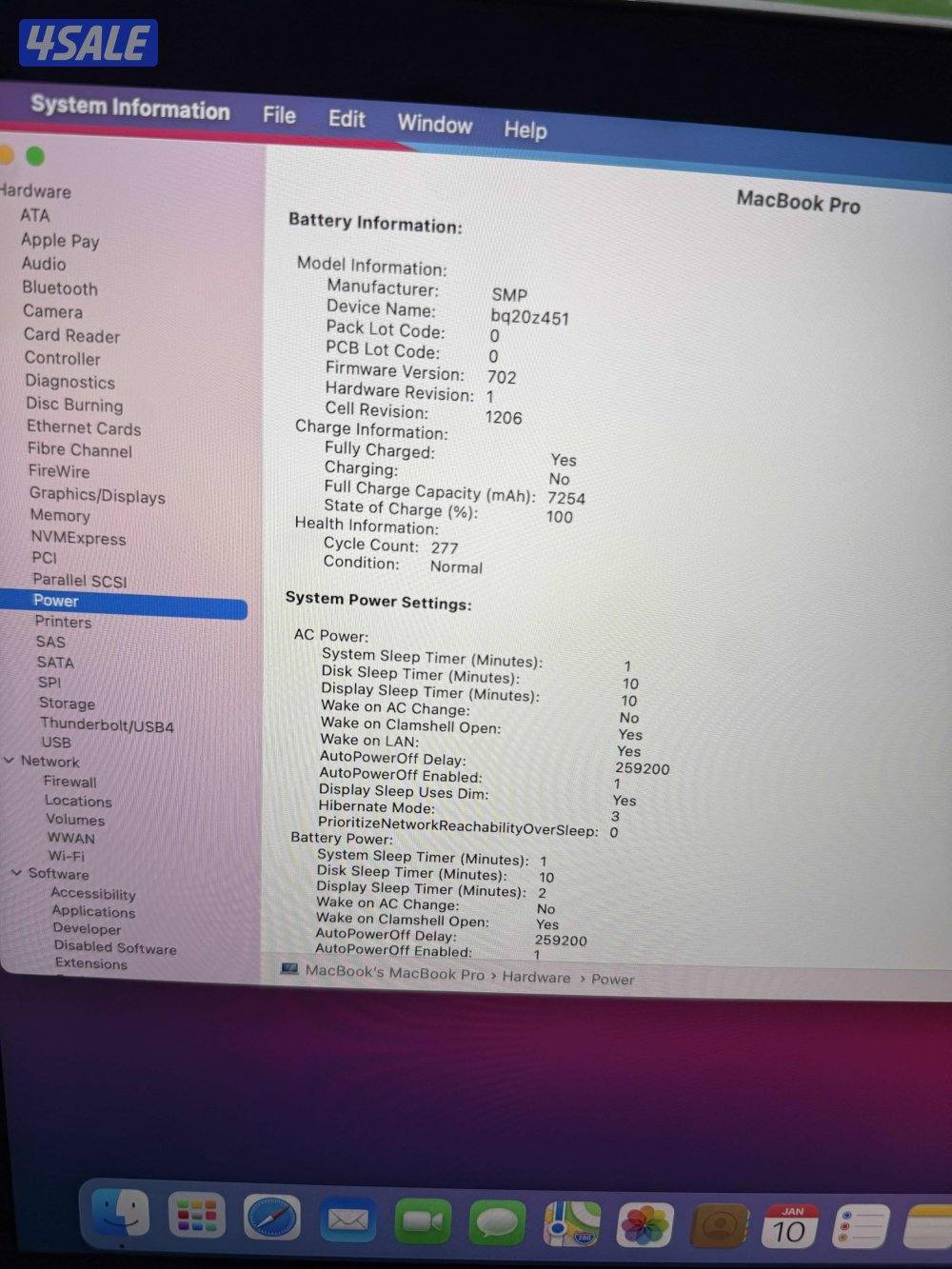 ماك بوك برو ١٥.٤ انش core i7 16gb ram 128gb ssd Retina display2