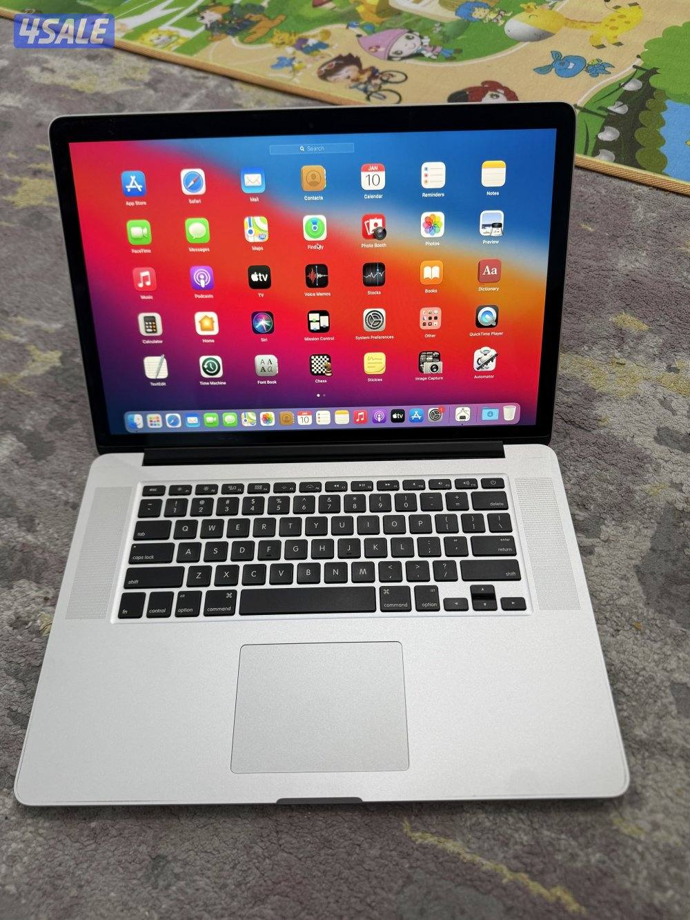 ماك بوك برو ١٥.٤ انش core i7 16gb ram 128gb ssd Retina display5