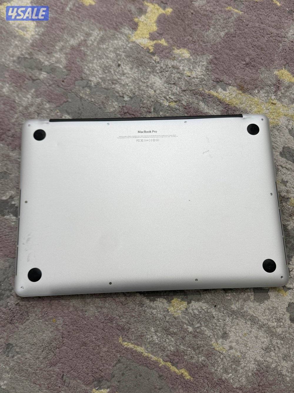 ماك بوك برو ١٥.٤ انش core i7 16gb ram 128gb ssd Retina display9