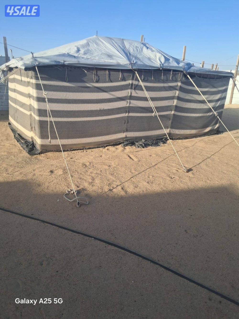 للبيع خيام وماطور وشاليه وعرزاله واغراض مخيم كاملة1