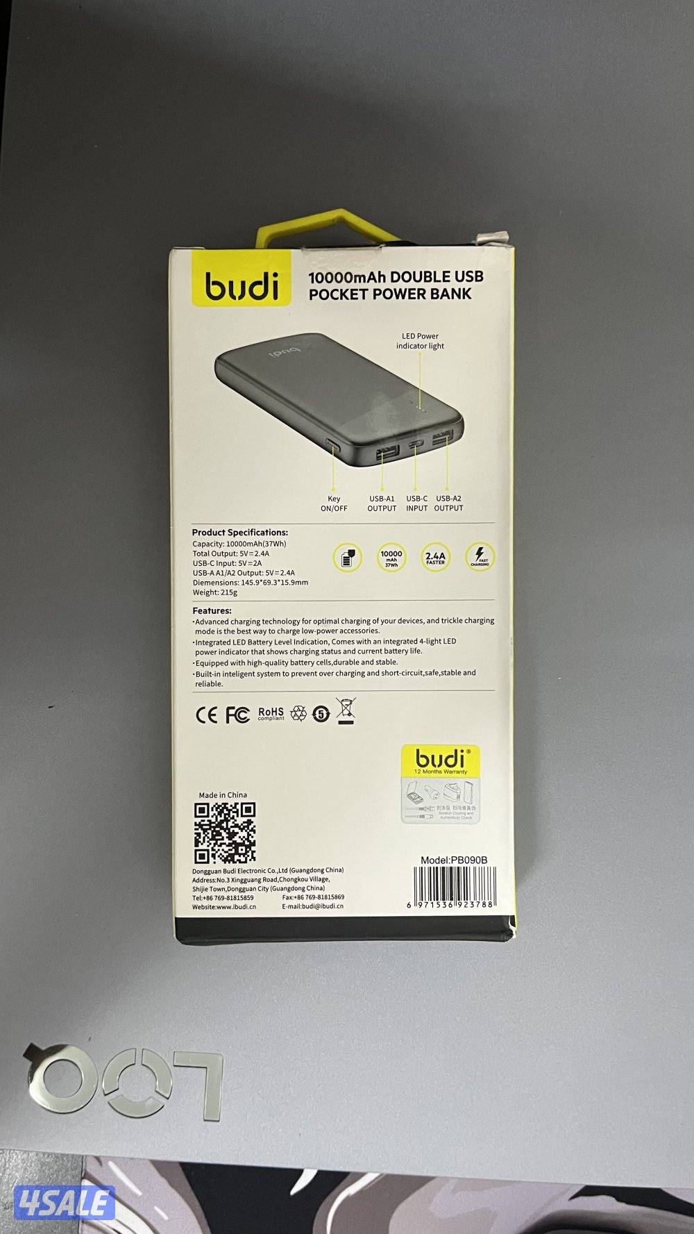 باور بانك من نوع budi بسعه 100000